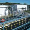 Three tears of Airation tanks, rails, pipe racks, clarifier, flooring.  Was treated for mildew, power washed, ground to remove old loose coatings and rust, primed and two coated.  Grit added to floor coating for slip resistance.